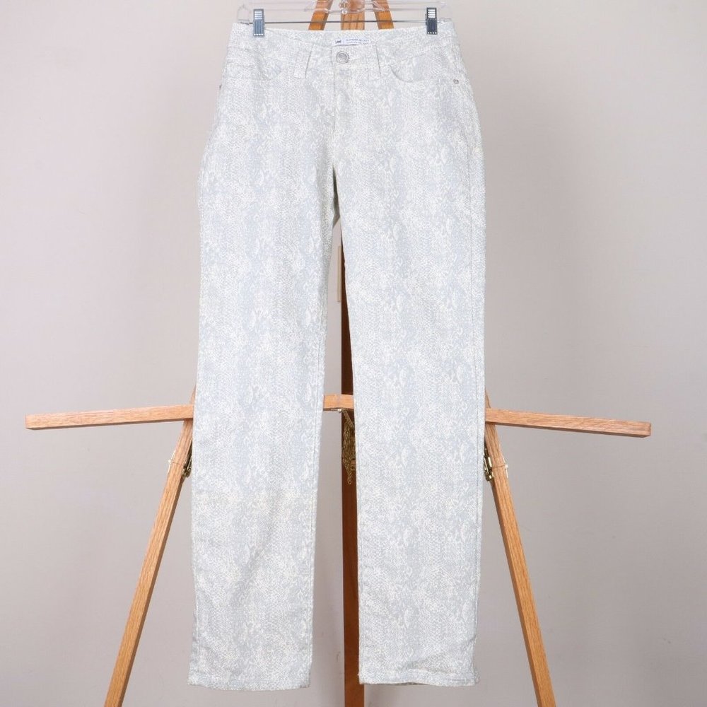 Lee Slender Secret Print Casual Dress Pants Womens 6 Medium